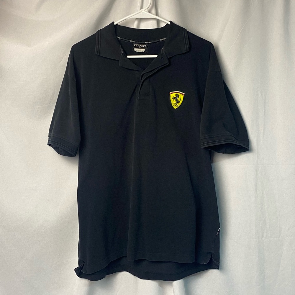 Vintage 90s Ferrari polo, purchased from Ferrari